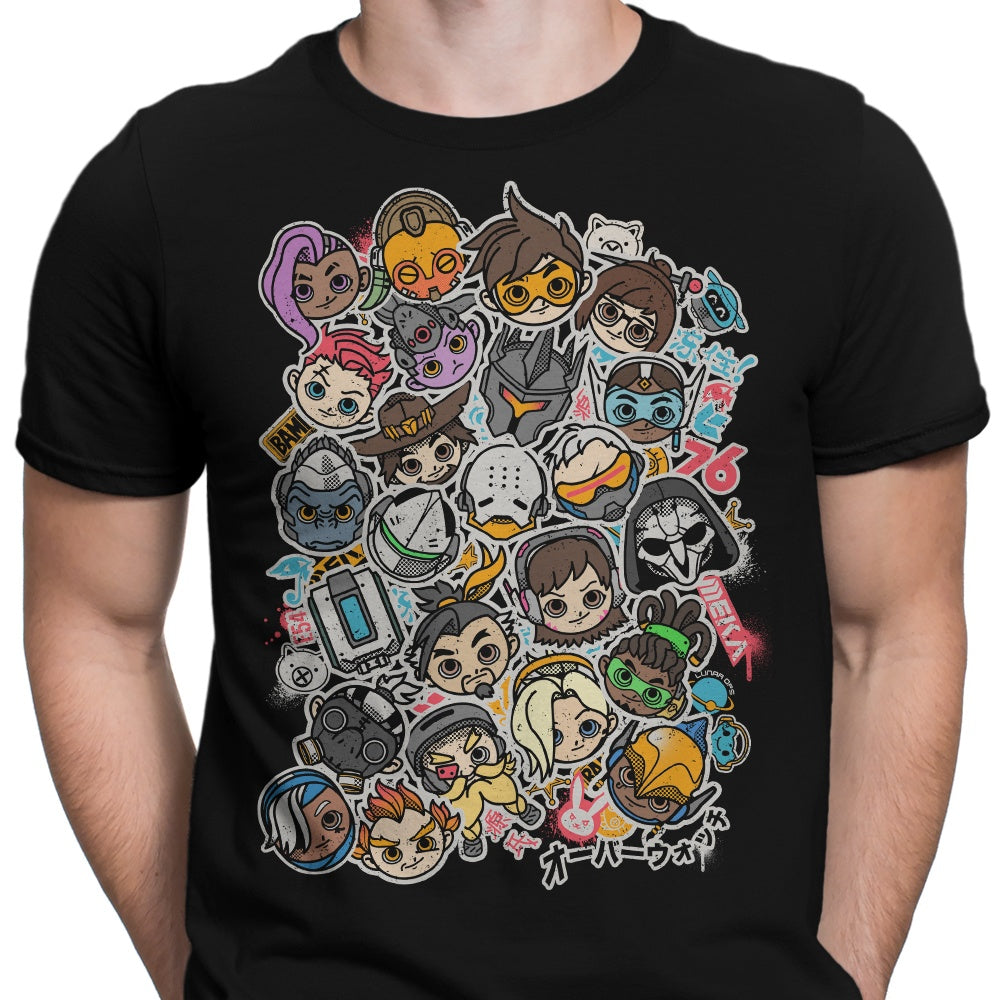 Overcute Heroes Men's Apparel - Adult & Kids T-Shirts, Sweatshirts & Hoodies apparel design preview 2