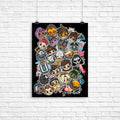 Overcute Heroes Poster - Adult & Kids T-Shirts, Sweatshirts & Hoodies apparel design preview 1