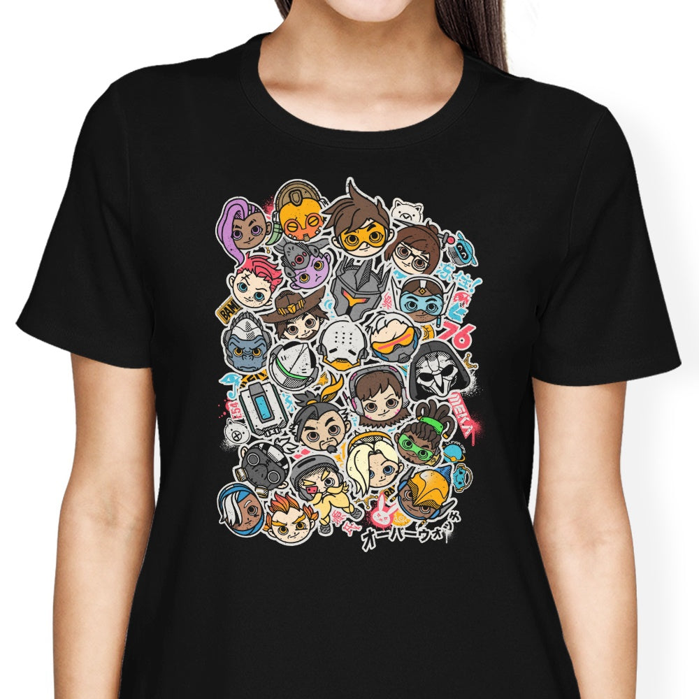 Overcute Heroes Women's Apparel - Adult & Kids T-Shirts, Sweatshirts & Hoodies apparel design preview 2