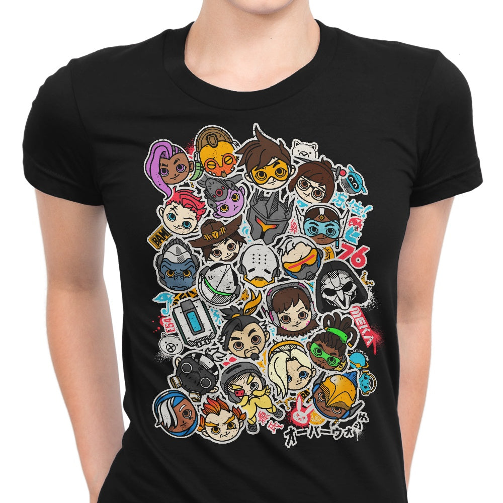Overcute Heroes Women's Apparel - Adult & Kids T-Shirts, Sweatshirts & Hoodies apparel design preview 1