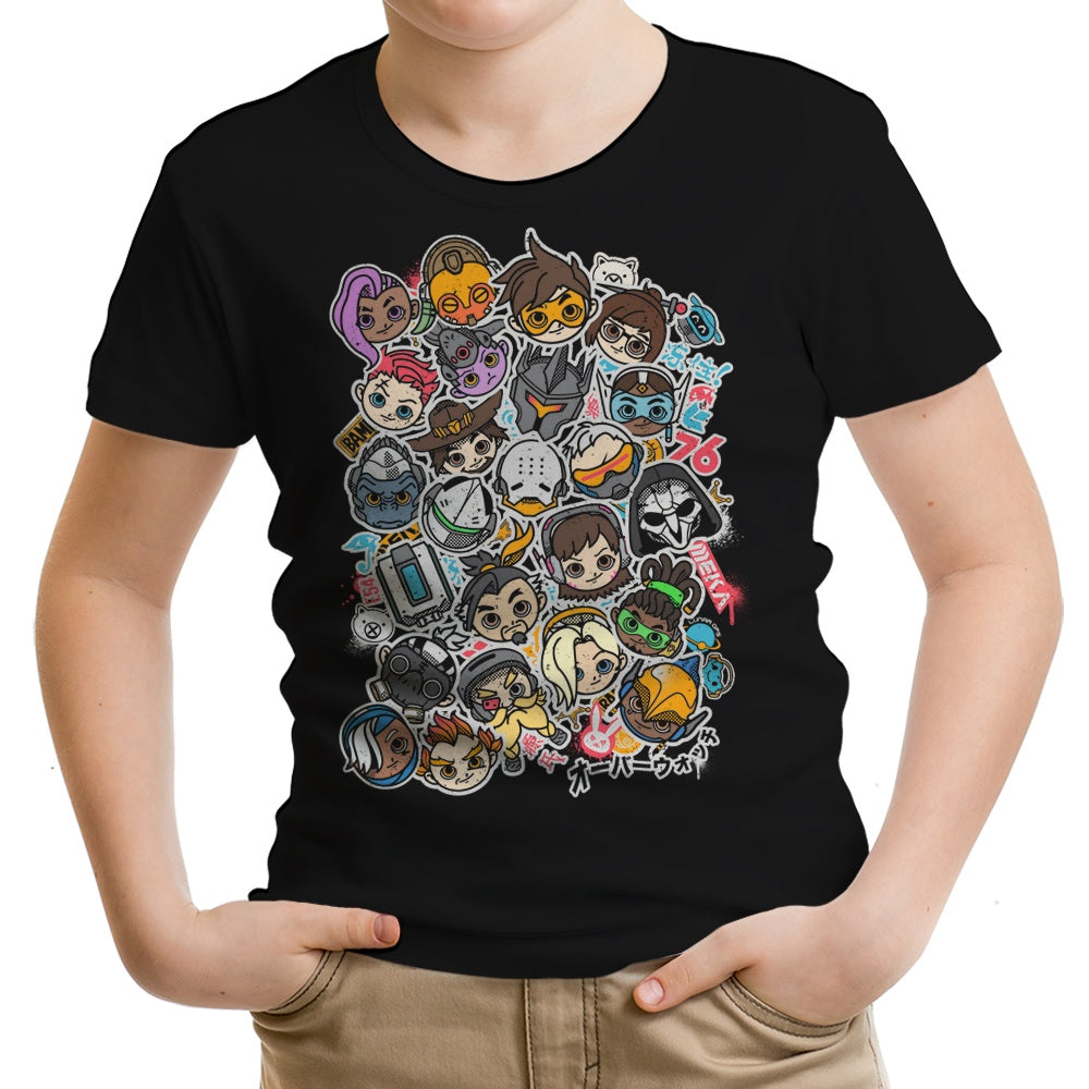 Overcute Heroes Youth Apparel - Adult & Kids T-Shirts, Sweatshirts & Hoodies apparel design preview 1