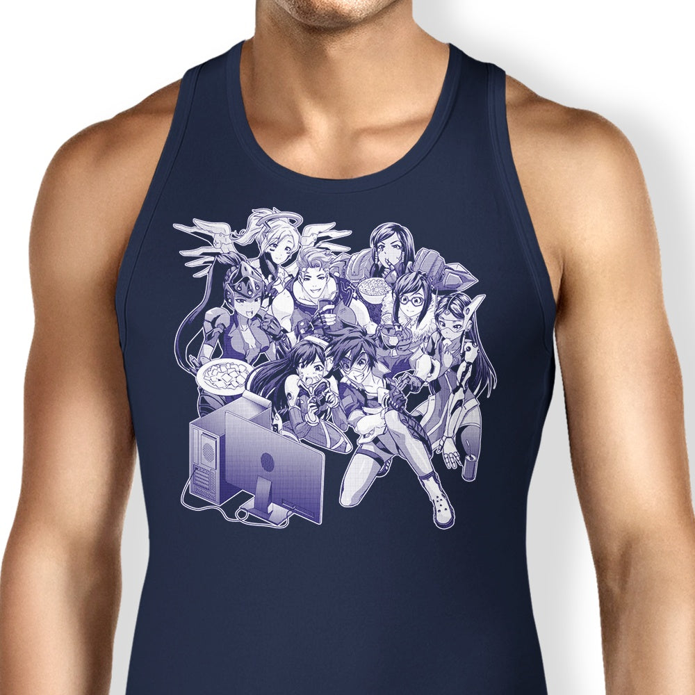 Overnight Party Tank Top - Adult & Kids T-Shirts, Sweatshirts & Hoodies apparel design preview 1