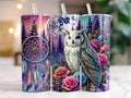 Dream Catcher Owl 20 oz Skinny Tumbler Cup With Straw - Adult & Kids T-Shirts, Sweatshirts & Hoodies apparel design preview 1