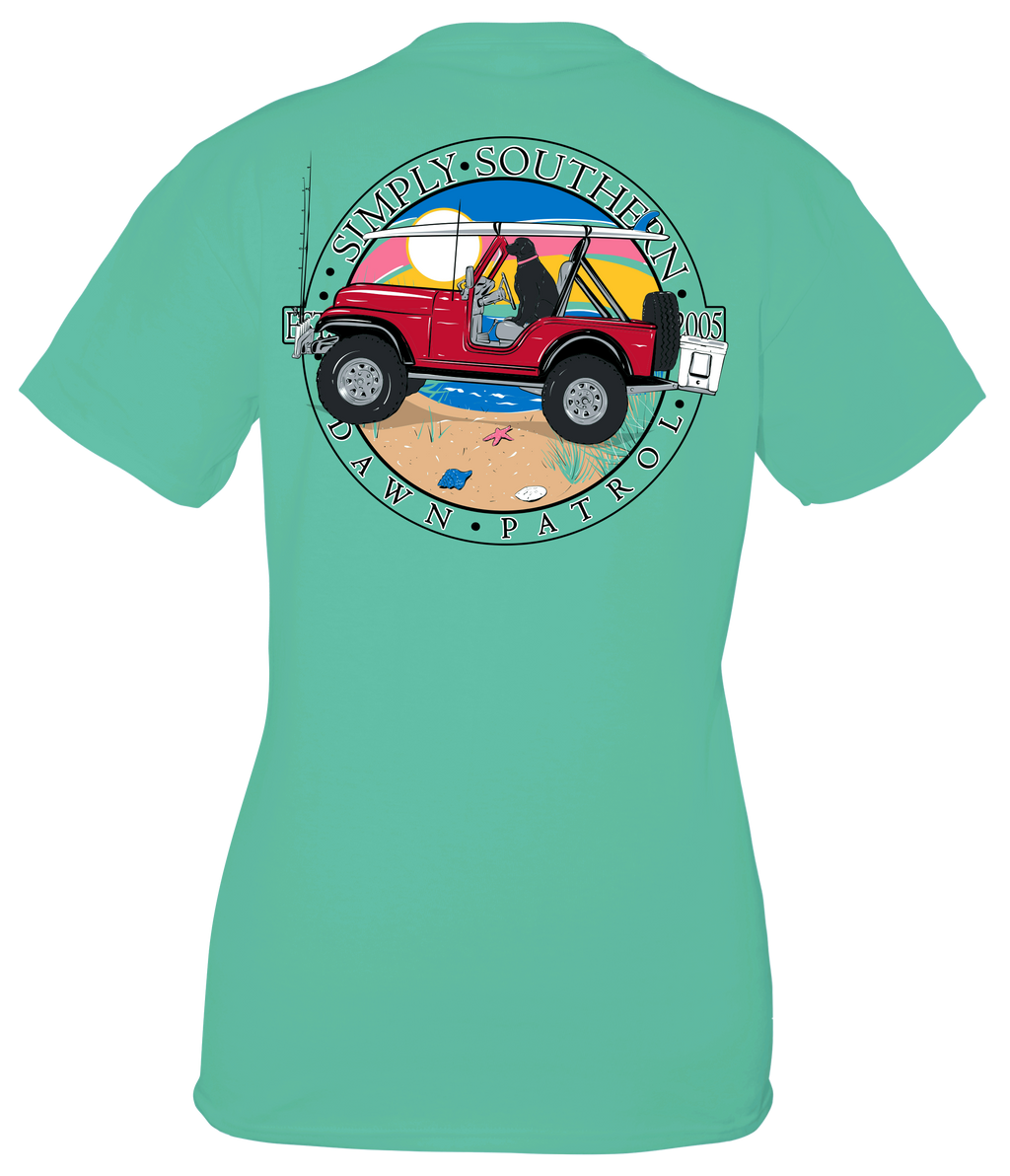 SALE Simply Southern Preppy Dawn Patrol - Adult & Kids T-Shirts, Sweatshirts & Hoodies apparel design preview 2