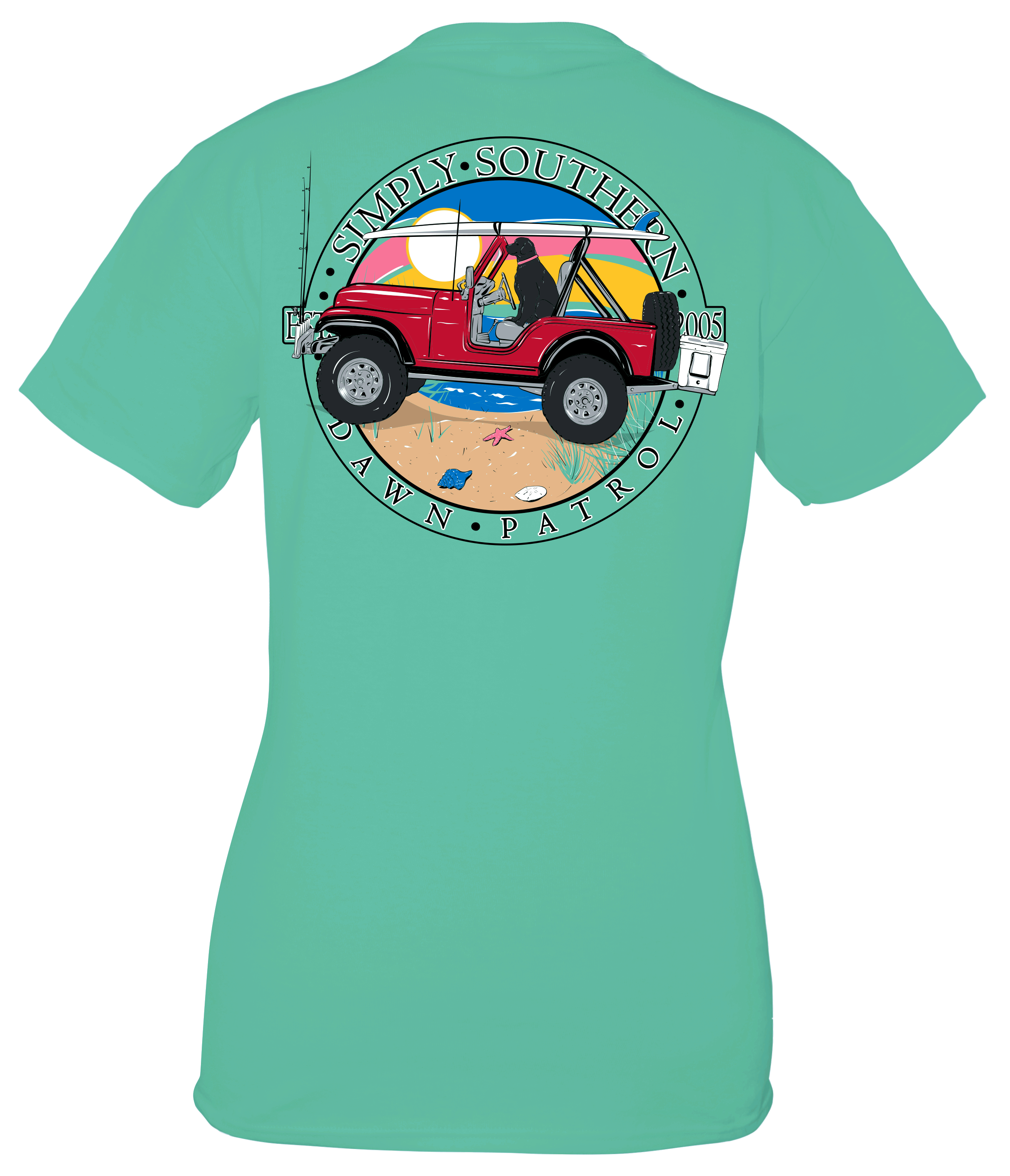 SALE Simply Southern Preppy Dawn Patrol - Adult & Kids T-Shirts, Sweatshirts & Hoodies apparel design preview 2