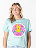 Simply Southern Peeps Logo Easter Mineral Washed - Adult & Kids T-Shirts, Sweatshirts & Hoodies apparel design preview 1