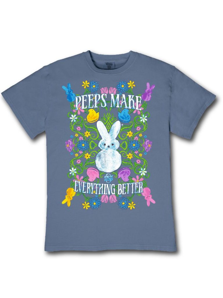 Simply Southern Peeps Vintage Easter Mineral Washed - Adult & Kids T-Shirts, Sweatshirts & Hoodies apparel design preview 2