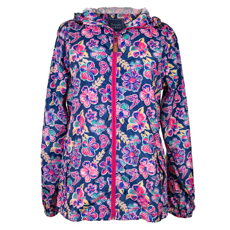 Simply Southern Butterfly Rain Jacket - Adult & Kids T-Shirts, Sweatshirts & Hoodies apparel design preview 2