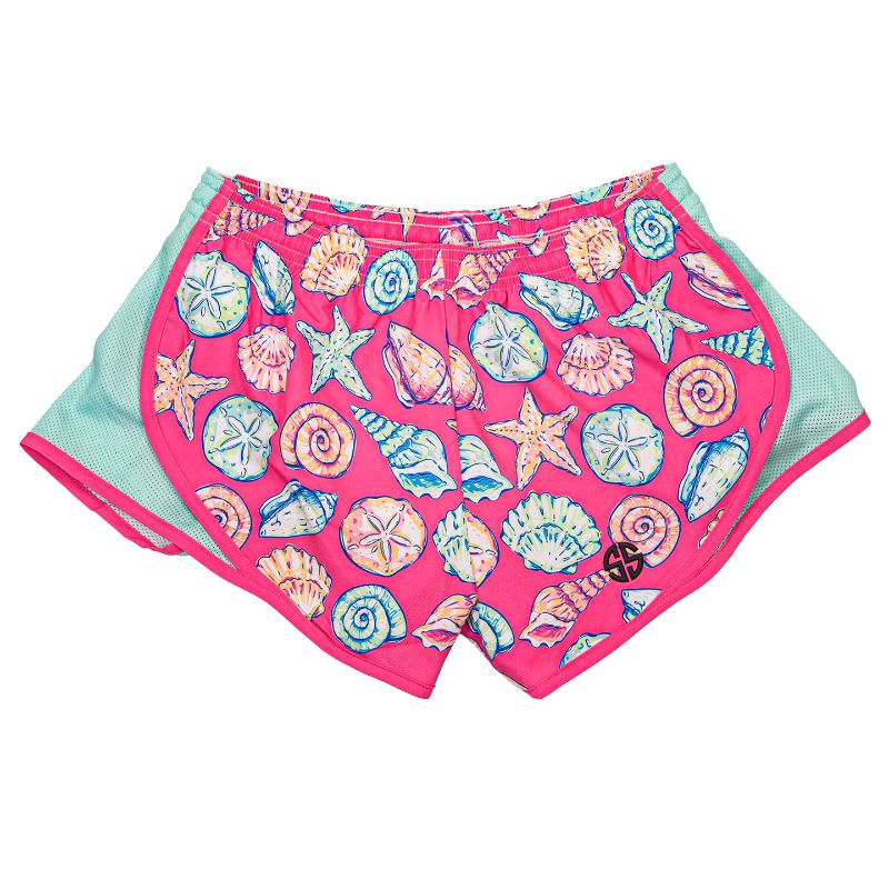 Simply Southern Preppy Beach Shells Run Shorts - Adult & Kids T-Shirts, Sweatshirts & Hoodies apparel design preview 1