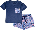 Simply Southern Leaf PJ Shorts Set - Adult & Kids T-Shirts, Sweatshirts & Hoodies apparel design preview 1