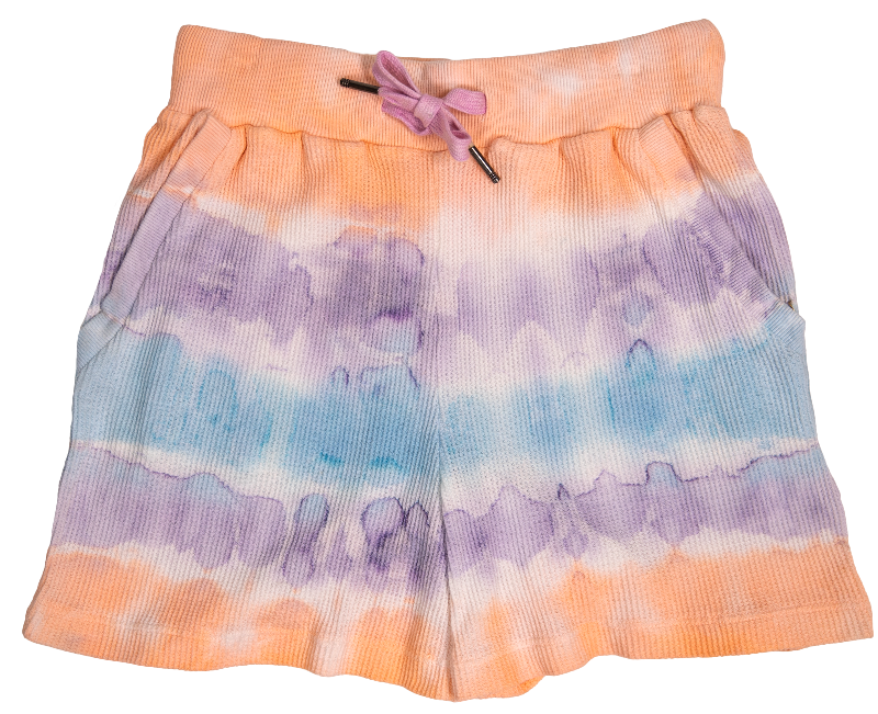 Simply Southern Dawn Tie Dye Waffle Lounge Shorts - Adult & Kids T-Shirts, Sweatshirts & Hoodies apparel design preview 1