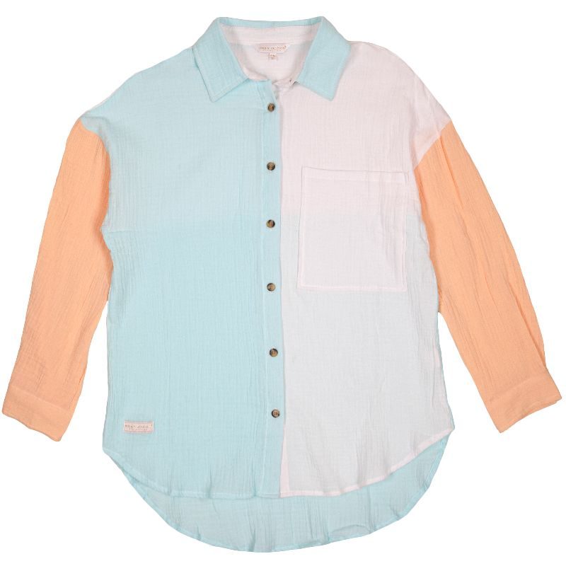 SALE Simply Southern Color Block Button Down - Adult & Kids T-Shirts, Sweatshirts & Hoodies apparel design preview 2