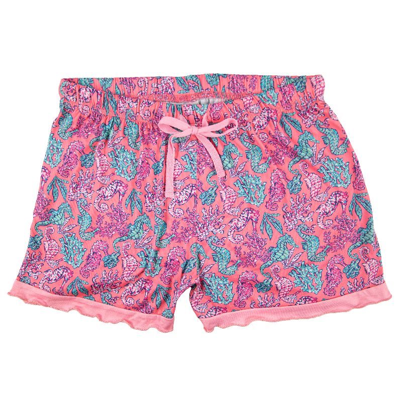 Simply Southern Preppy Seahorse Lounge Shorts - Adult & Kids T-Shirts, Sweatshirts & Hoodies apparel design preview 1