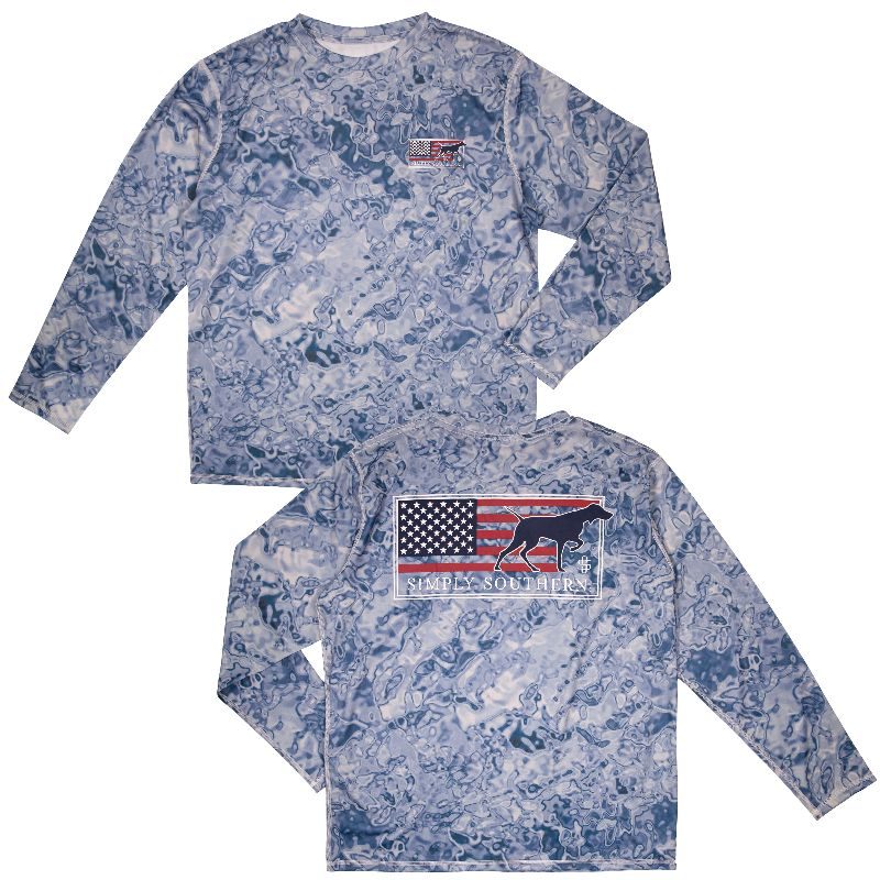 Simply Southern Patriot Rash Guard Unisex Swim UV - Adult & Kids T-Shirts, Sweatshirts & Hoodies apparel design preview 2