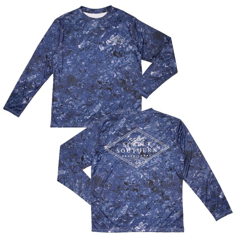 Simply Southern Waves Rash Guard Swim UV Protection - Adult & Kids T-Shirts, Sweatshirts & Hoodies apparel design preview 2