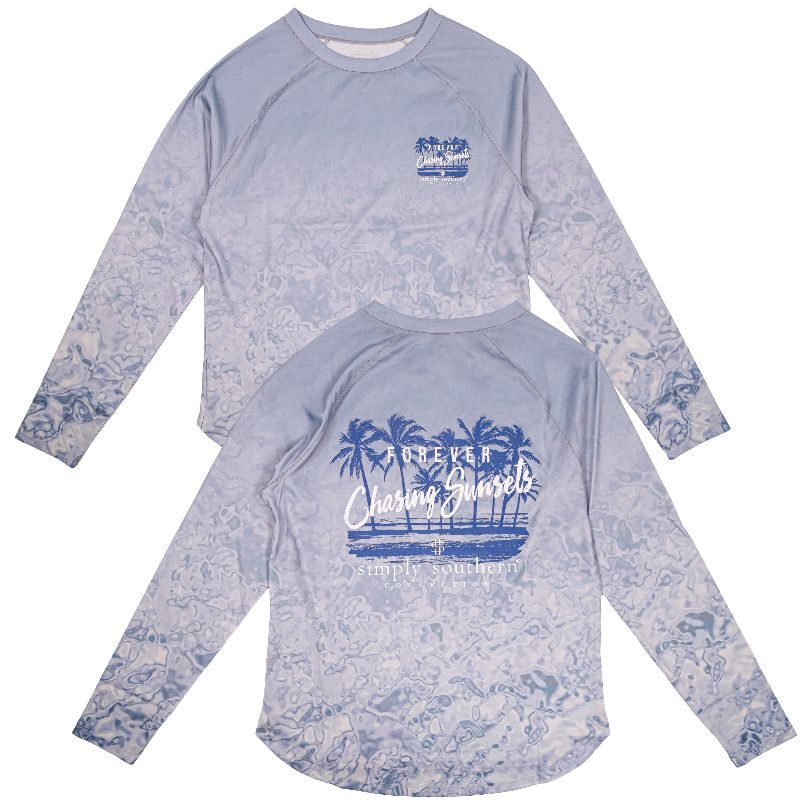 Simply Southern Sunsets Rash Guard Swim UV Protection - Adult & Kids T-Shirts, Sweatshirts & Hoodies apparel design preview 2