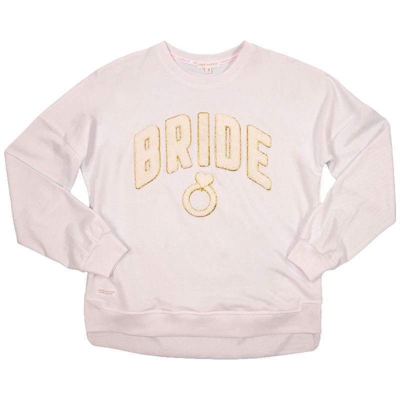 Simply Southern Bride Sparkle Crew - Adult & Kids T-Shirts, Sweatshirts & Hoodies apparel design preview 1