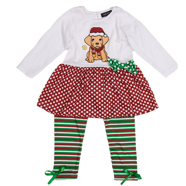 Simply Southern Preppy Classic Christmas Dog Holiday - Adult & Kids T-Shirts, Sweatshirts & Hoodies apparel design preview 2