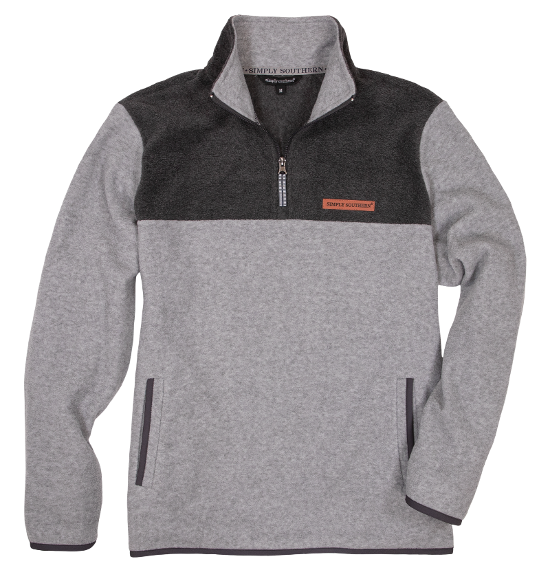 Simply Southern Grey Fleece Sweater Unisex Jacket - Adult & Kids T-Shirts, Sweatshirts & Hoodies apparel design preview 1