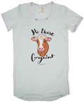 Simply Southern Gorgeous Cow Night Gown - Adult & Kids T-Shirts, Sweatshirts & Hoodies apparel design preview 1