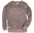 Simply Southern Preppy Squishy Grey Crew - Adult & Kids T-Shirts, Sweatshirts & Hoodies apparel design preview 1