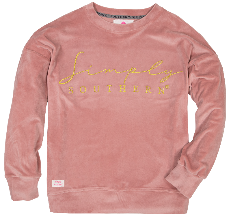 Simply Southern Preppy Squishy Rose Crew - Adult & Kids T-Shirts, Sweatshirts & Hoodies apparel design preview 1