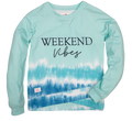 SALE Simply Southern Weekend Vibes Stripe Tiedye Crew - Adult & Kids T-Shirts, Sweatshirts & Hoodies apparel design preview 1