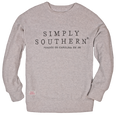 Simply Southern Grey Terry Soft Crew - Adult & Kids T-Shirts, Sweatshirts & Hoodies apparel design preview 1