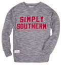 Simply Southern Red Logo Terry Soft Crew - Adult & Kids T-Shirts, Sweatshirts & Hoodies apparel design preview 1