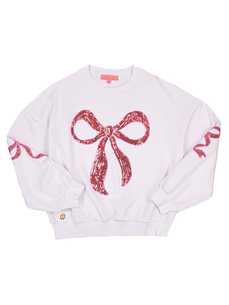 Simply Southern Bow Sequins Crew - Adult & Kids T-Shirts, Sweatshirts & Hoodies apparel design preview 2