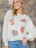 Simply Southern Pumpkin Fall Sequins Crew - Adult & Kids T-Shirts, Sweatshirts & Hoodies apparel design preview 1
