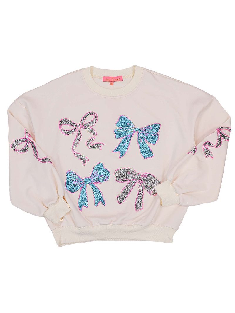 Simply Southern Sequins Ribbons Crew - Adult & Kids T-Shirts, Sweatshirts & Hoodies apparel design preview 2