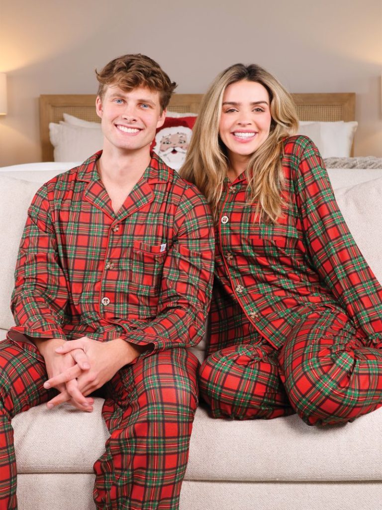 Simply Southern Holiday Plaid PJ Pants Top Set - Adult & Kids T-Shirts, Sweatshirts & Hoodies apparel design preview 1