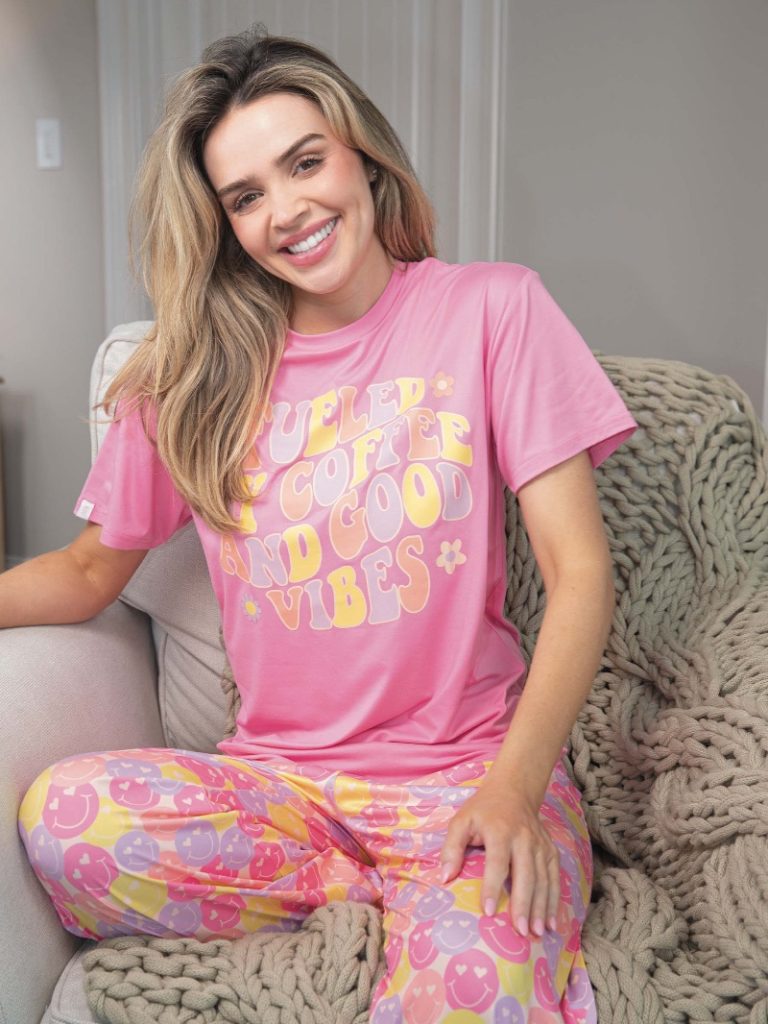 Simply Southern Coffee PJ Pants Set - Adult & Kids T-Shirts, Sweatshirts & Hoodies apparel design preview 1