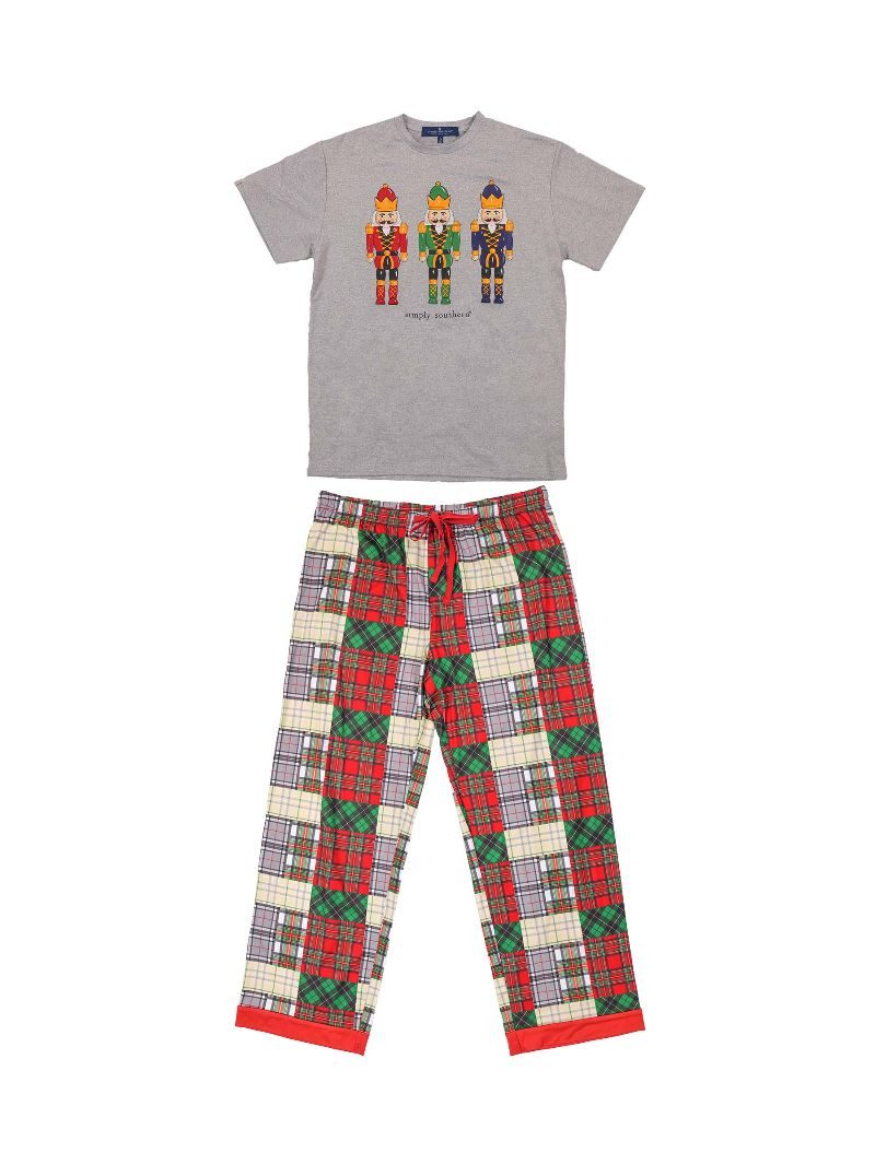 Simply Southern Nutcracker Holiday PJ Pants Set - Adult & Kids T-Shirts, Sweatshirts & Hoodies apparel design preview 2
