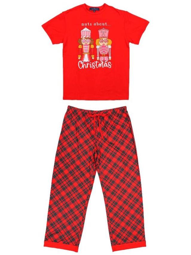 Simply Southern Nuts Holiday PJ Pants Set - Adult & Kids T-Shirts, Sweatshirts & Hoodies apparel design preview 2