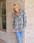 Simply Southern Preppy Plaid Light Jacket Shacket - Adult & Kids T-Shirts, Sweatshirts & Hoodies apparel design preview 1
