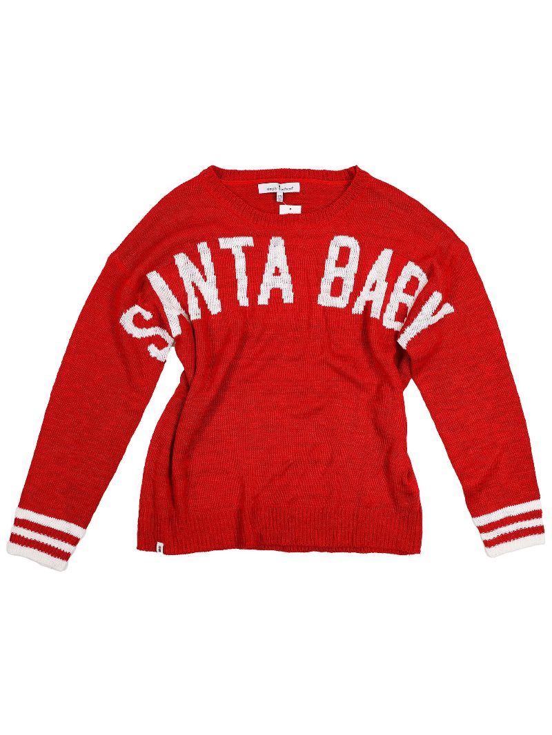 Simply Southern Santa Baby Everyday Sweater - Adult & Kids T-Shirts, Sweatshirts & Hoodies apparel design preview 2