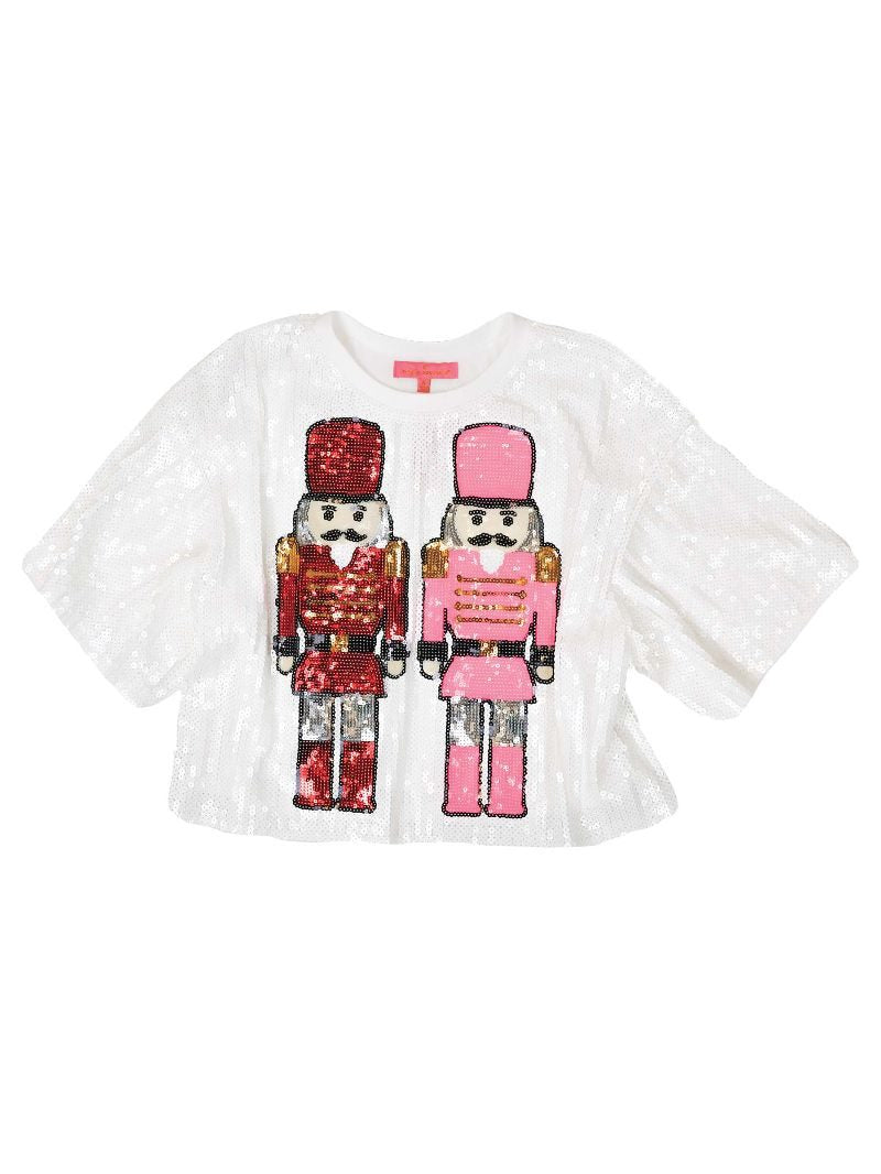 Simply Southern Preppy Sequins Nutcrackers Holiday - Adult & Kids T-Shirts, Sweatshirts & Hoodies apparel design preview 2