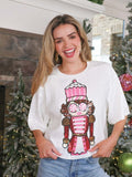 Simply Southern Preppy Sequins Nutcracker Holiday Top - Adult & Kids T-Shirts, Sweatshirts & Hoodies apparel design preview 1