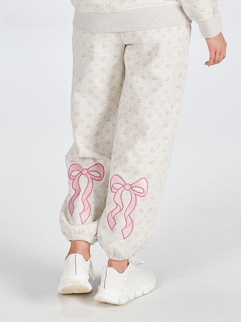 Simply Southern Pink Bow Pattern Alice Lounge Pants - Adult & Kids T-Shirts, Sweatshirts & Hoodies apparel design preview 2