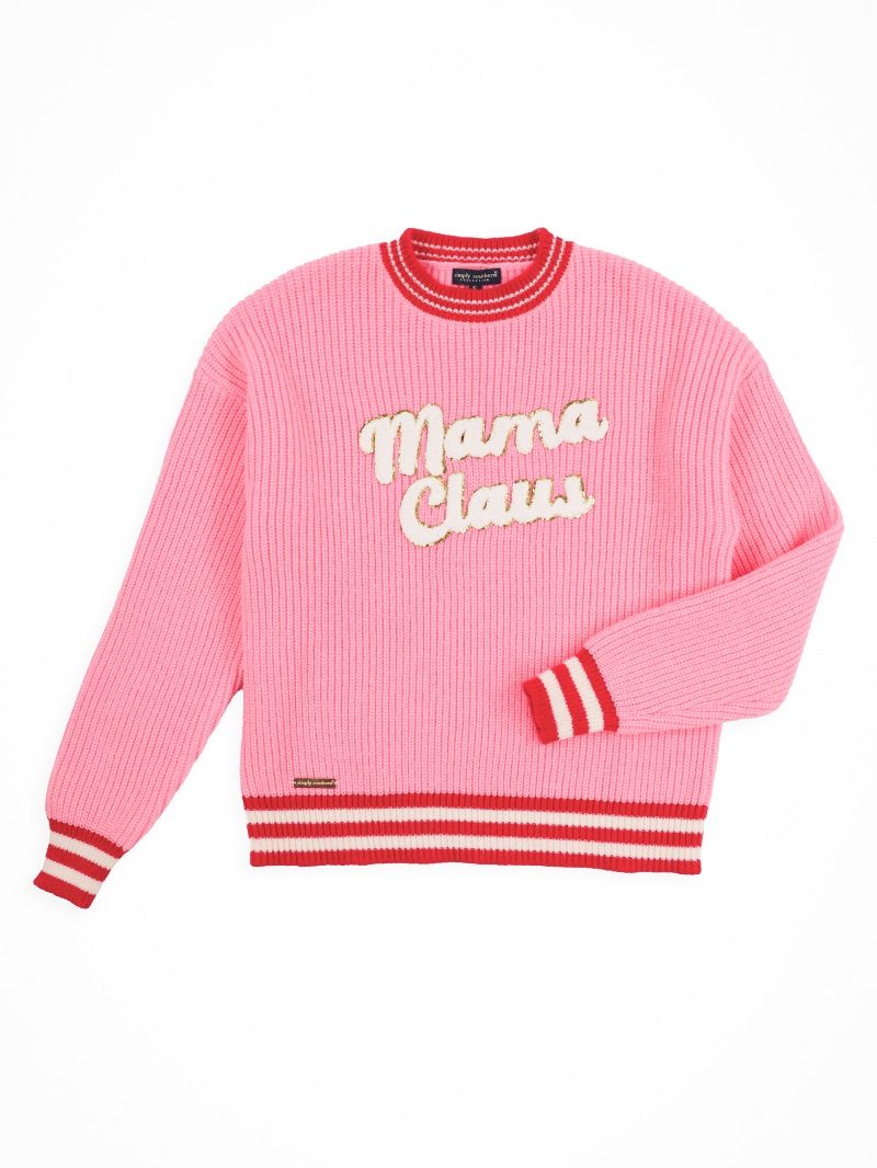 Simply Southern Harper Mama Claus Holiday Crew - Adult & Kids T-Shirts, Sweatshirts & Hoodies apparel design preview 2