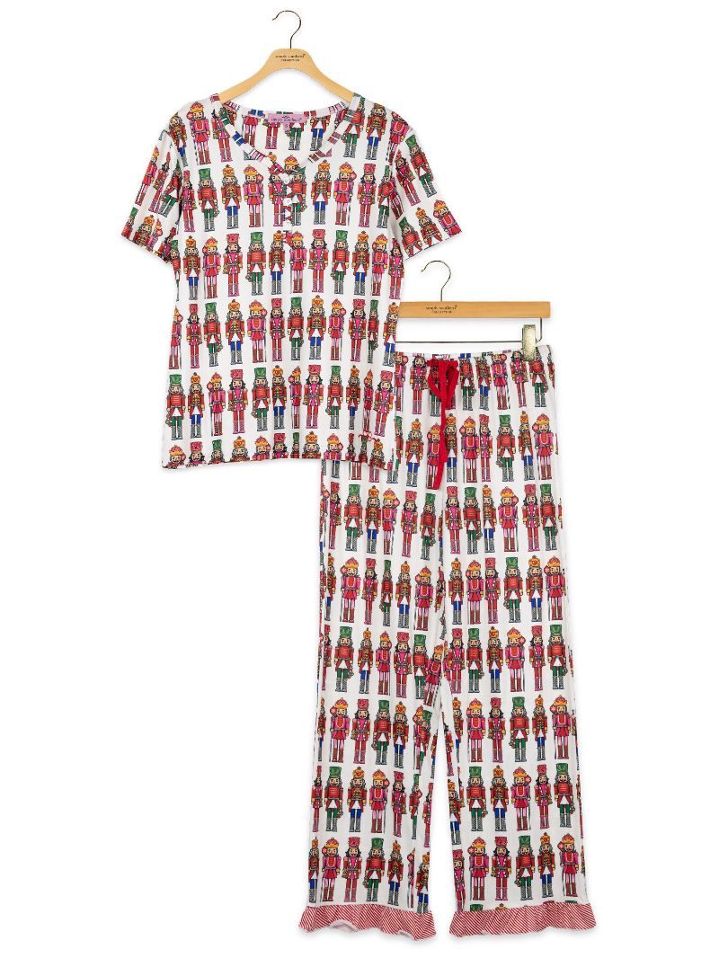 Simply Southern 0226 Nutcracker Holiday PJ Pants Top - Adult & Kids T-Shirts, Sweatshirts & Hoodies apparel design preview 2