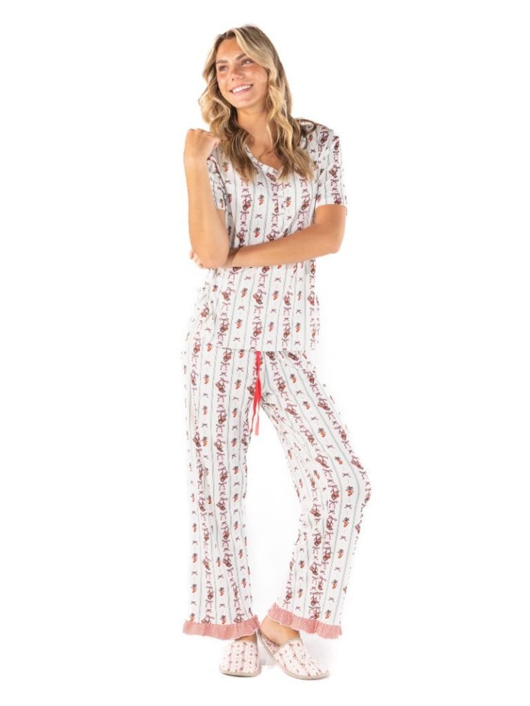 Simply Southern 0226 Christmas Holiday PJ Pants Top - Adult & Kids T-Shirts, Sweatshirts & Hoodies apparel design preview 1