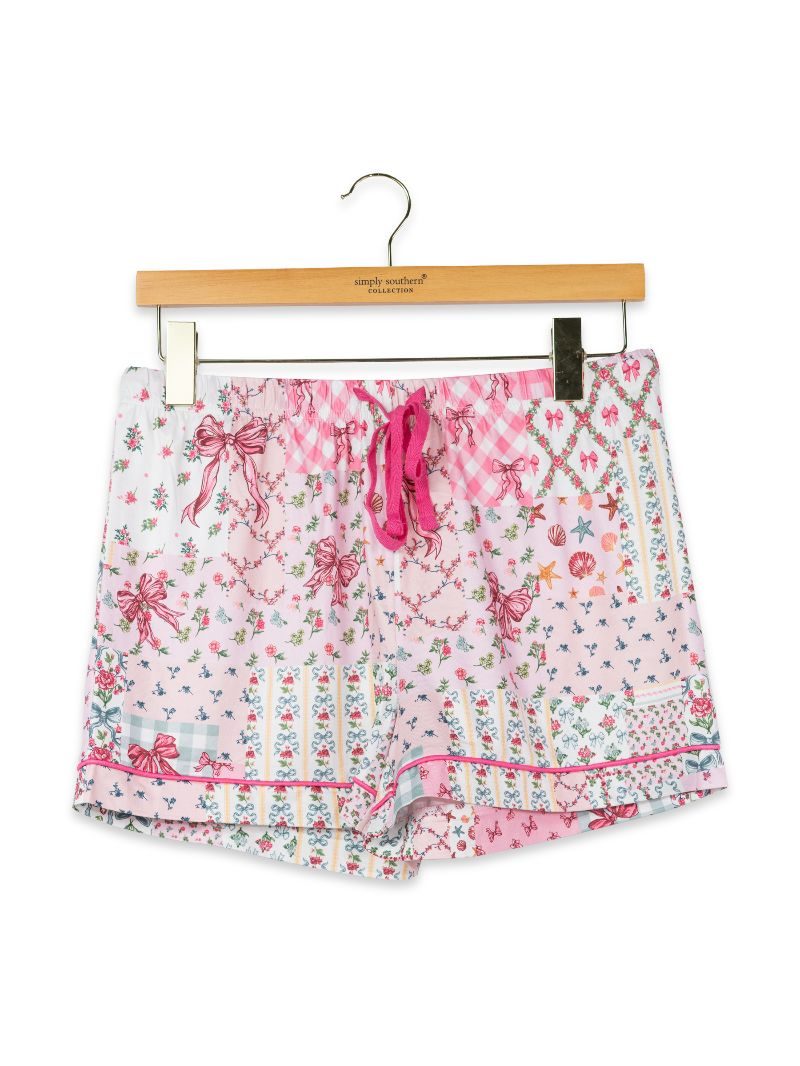 Simply Southern 0226 Preppy Patterns PJ Shorts - Adult & Kids T-Shirts, Sweatshirts & Hoodies apparel design preview 2