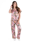 Simply Southern 0226 Pink Camo PJ Pants Button Top - Adult & Kids T-Shirts, Sweatshirts & Hoodies apparel design preview 1