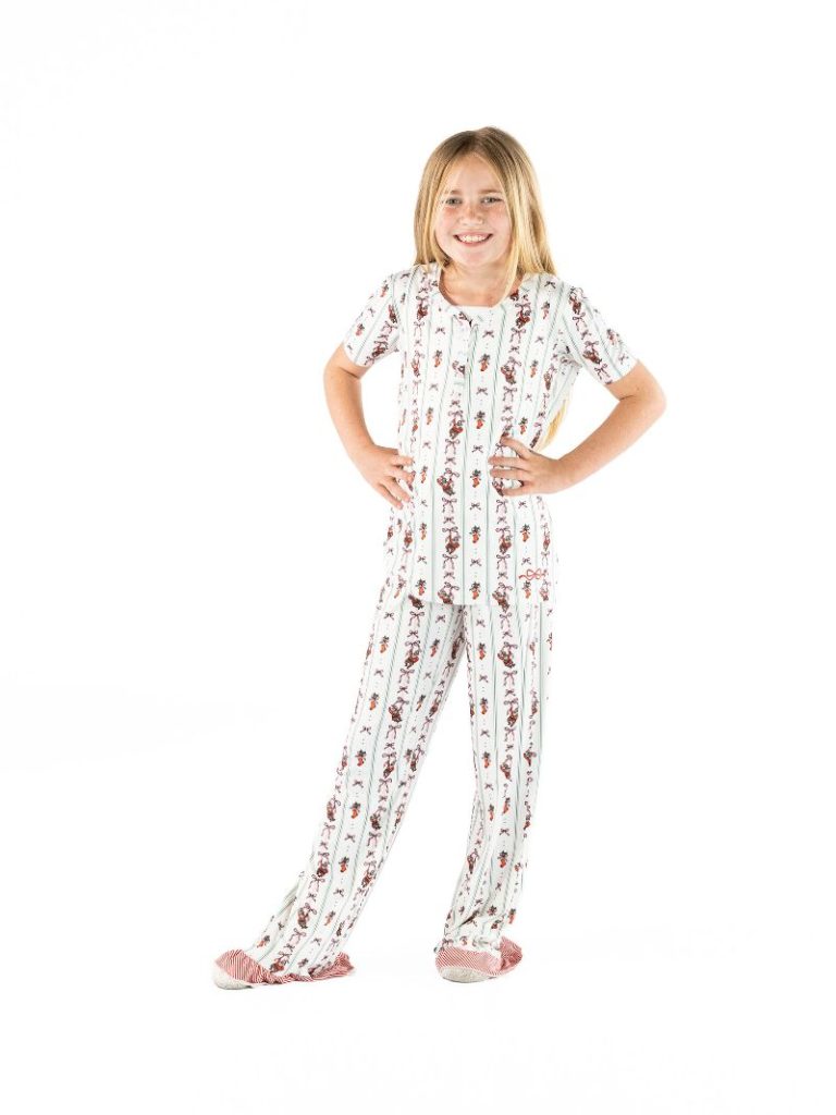 Simply Southern Youth 0226 Holiday PJ Shorts Button - Adult & Kids T-Shirts, Sweatshirts & Hoodies apparel design preview 2