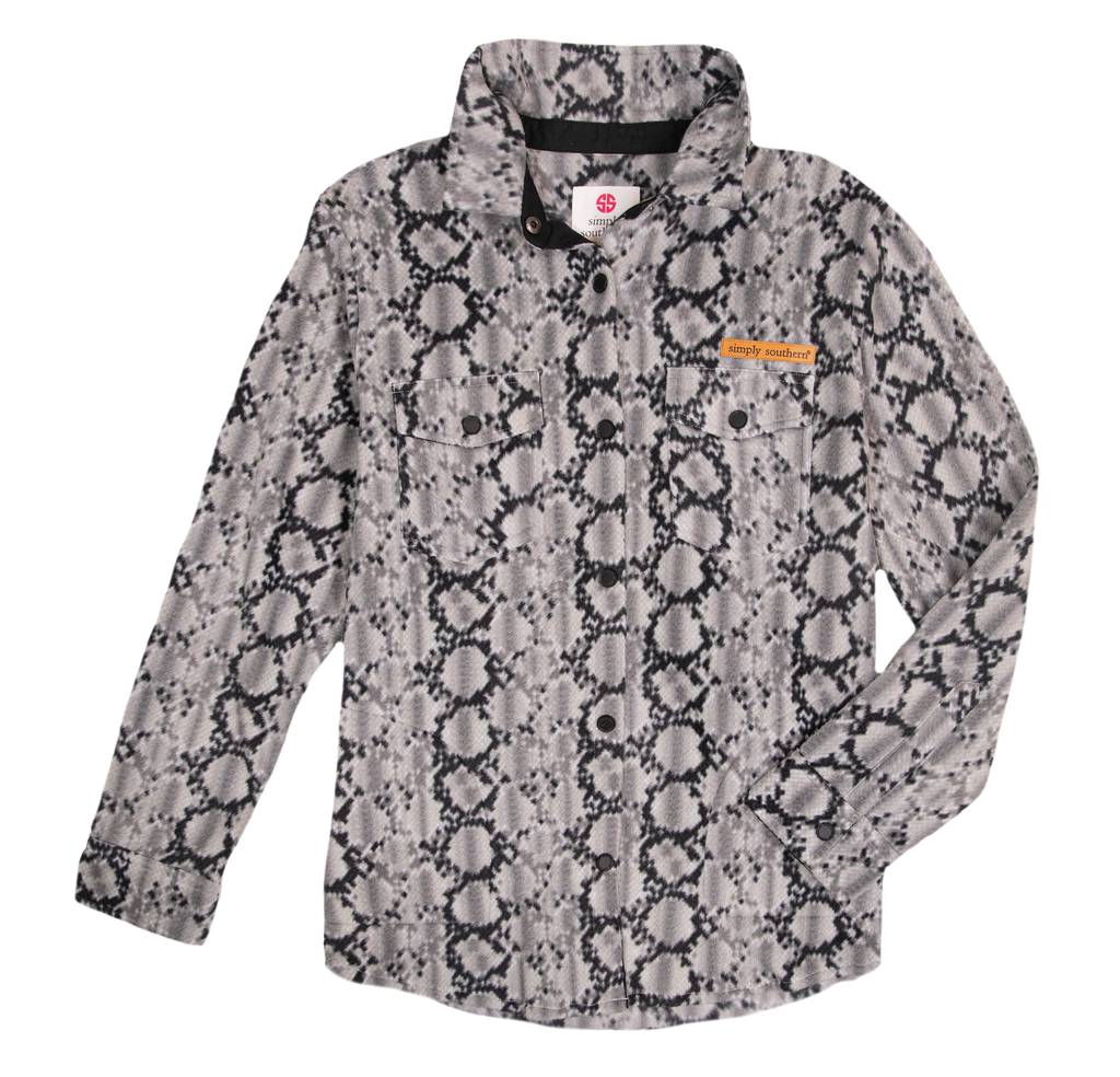 Simply Southern Snake Jacket Shacket - Adult & Kids T-Shirts, Sweatshirts & Hoodies apparel design preview 1