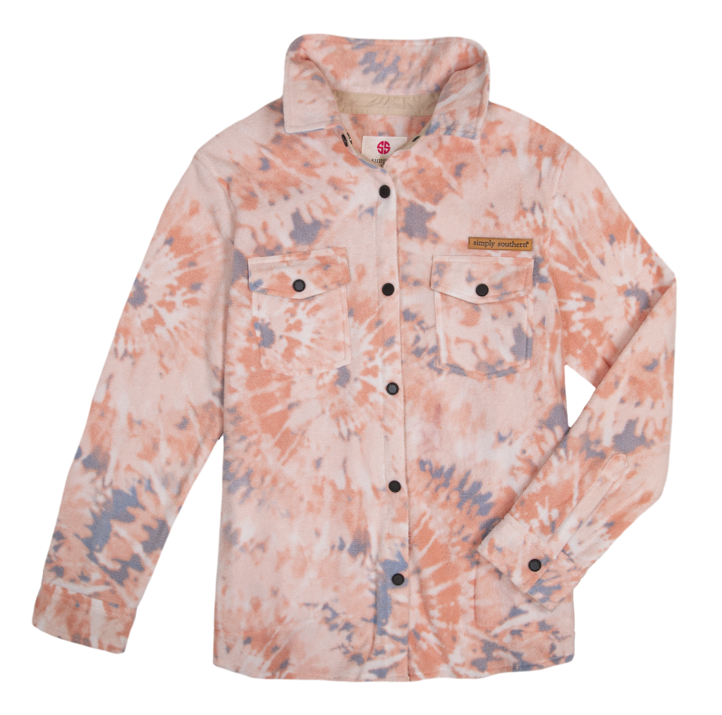 Sale Simply Southern Swirl Peach Jacket Shacket - Adult & Kids T-Shirts, Sweatshirts & Hoodies apparel design preview 2