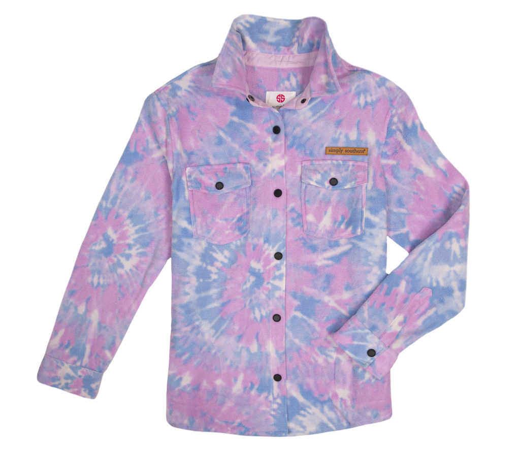 Simply Southern Swirl Purple Jacket Shacket - Adult & Kids T-Shirts, Sweatshirts & Hoodies apparel design preview 1